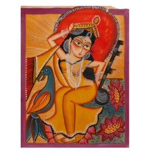Chowkas Pot Saraswati (Digital Print)