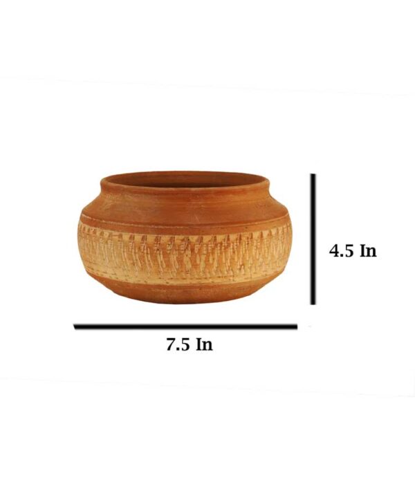 terracotta earthen bowl