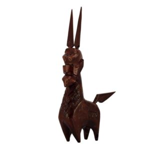 Bankura Horse Wooden Statue(Small)