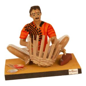 Basket Maker Miniature Statue