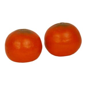 Orange-Realistic Clay Craft Fruit(Set Of 2)