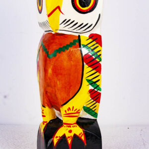 Wooden Owl Medium Size 8″