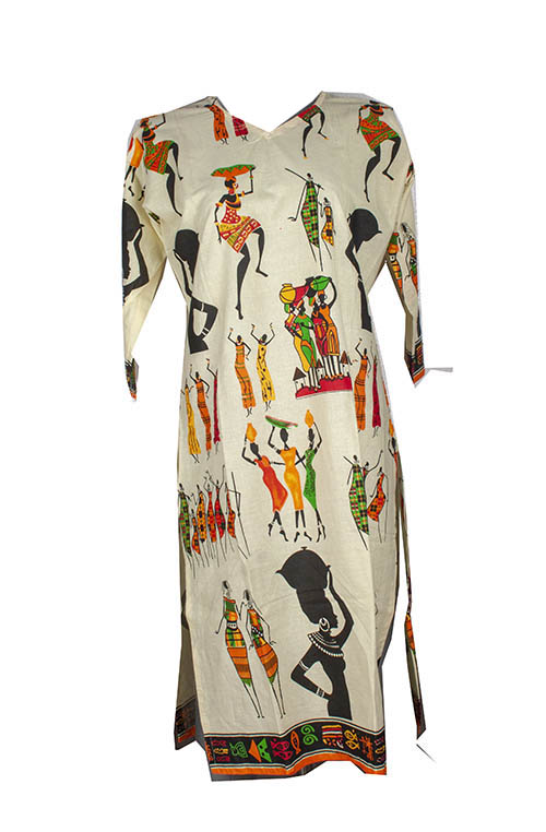 Moomaya Short Sleeve Kurta Printed Indian Kurti Summerwear Clothing For  Women - Walmart.com