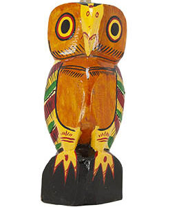 Wooden Owl 12″