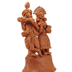 Terracotta Radha Krishna 10″