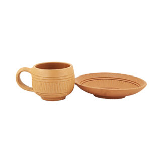 Terracotta Tea Cup-Plate