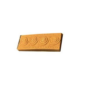 Terracotta Border Tiles 6″ x 2.5″ (Round Design)