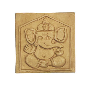Terracotta Ganesh Wall Tiles 6″ X 6″ (Design No. 5)