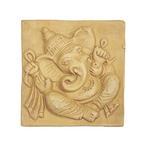 Terracotta Ganesh Wall Tiles 6″ X 6″ (Design No. 4)
