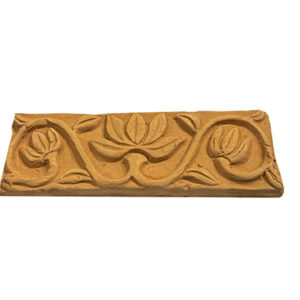 Terracotta Border Tiles 6″ x 3″ (Lotus Design)