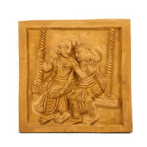 Terracotta Mythological Krishna Tiles 8″/8″ (Set of 8)