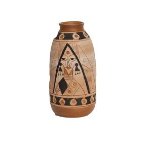 Clay Flower Vase
