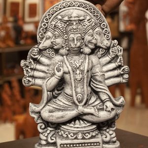 Terracotta Wall Hanging Panchmukhi Hanuman Colorful