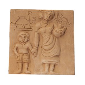 Terracotta Village Life Tiles 6″ x 6″