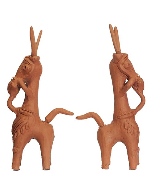 Terracotta Bankura Horse 12" Pair - Image 3