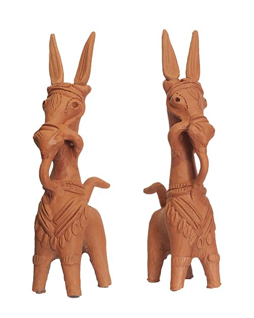 Terracotta Bankura Horse 12" Pair - Image 4