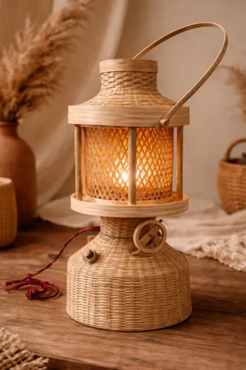 Bamboo Hanging Lamp 2