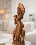 Lord Krishna Wooden Statue 1