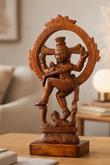 Natraj wooden Statue 4