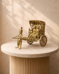 Premium Dokra Rickshaw Statue 1