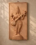 Maa Saraswati Terracotta Wall Hang