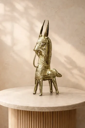 Premium Dokra Horse Statue