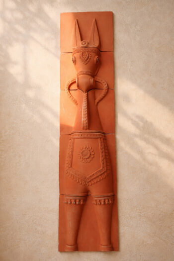 Terracotta Wall Mural of Bankura Horse
