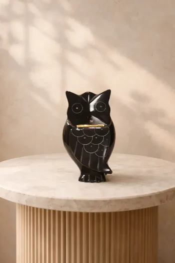 Ox Horn Medium Box Owl