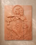 Terracotta Wall Mural of Radha Krishna (Design No. 4)