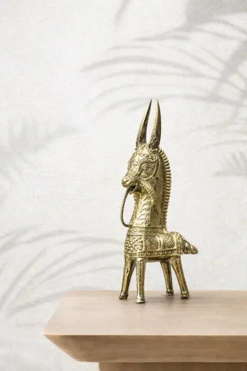 Premium Dokra Horse Statue