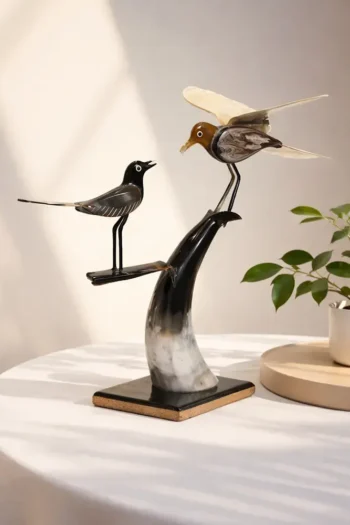 Ox Horn Two Birds on One Tree