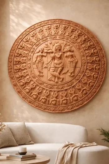 Bajrangbali Terracotta Wall Hang 2