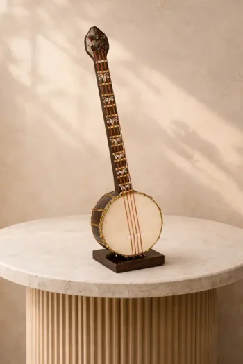 Showpiece Miniature Musical Instrument Banjo