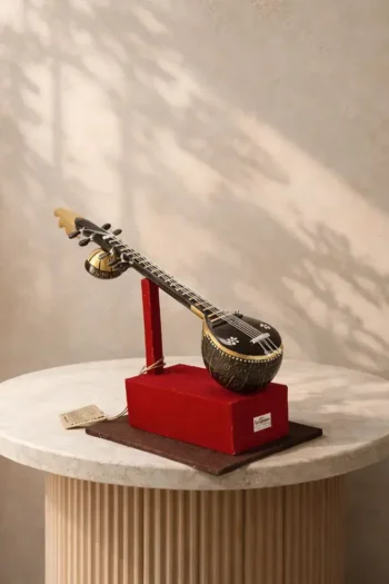 Showpiece Miniature Musical Instrument Saraswati Veena