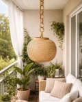 Bamboo Hanging Lampshade (Round) 1