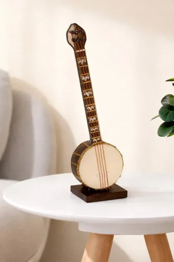 Showpiece Miniature Musical Instrument Banjo