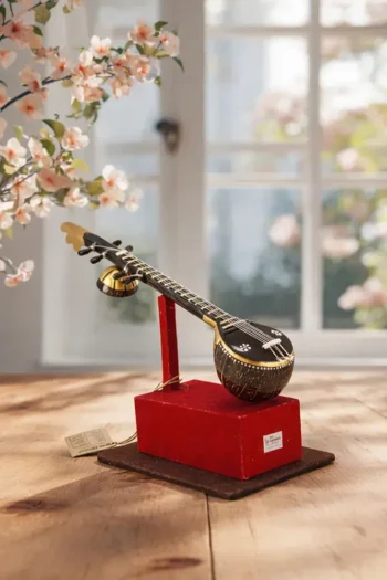 Showpiece Miniature Musical Instrument Saraswati Veena