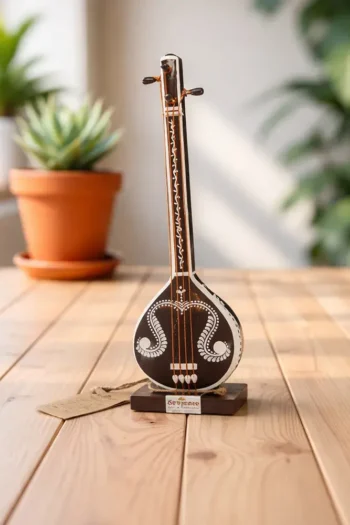 Showpiece Miniature Musical Instrument Tanpura