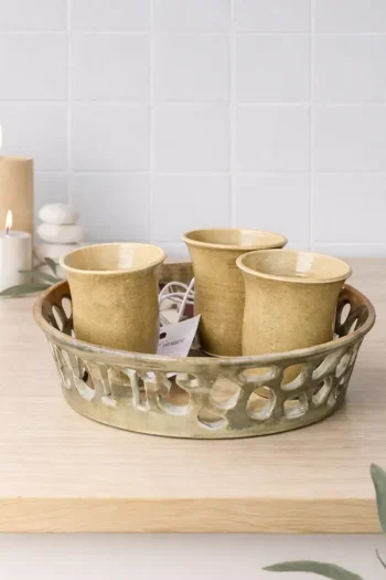 Ceramic Shot Glass with Bowl