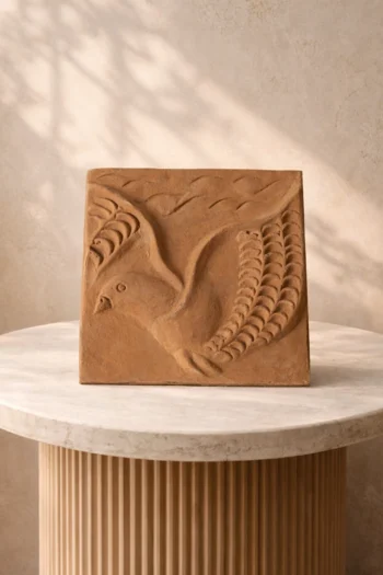 Terracotta Modern Graphic Design Tiles 7″ x 7″ Design No. 6