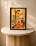 Social Large Kalighat Patachitra (Original)