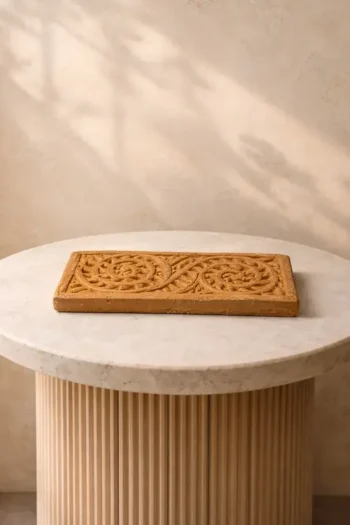 Terracotta Border Tiles 6″ x 3″ (Spiral Design)