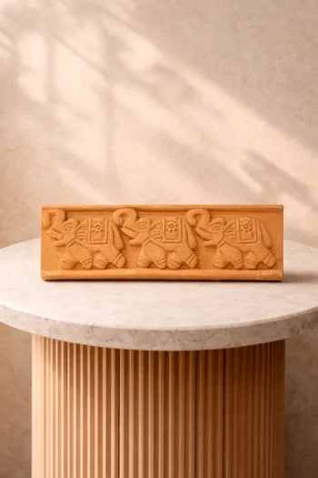 Terracotta Non Mythological Border Tiles 6″ X 2″Design 6