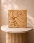 Terracotta Non Mythological Sahaj Path Tiles 4″ x 4″ Design No. 8