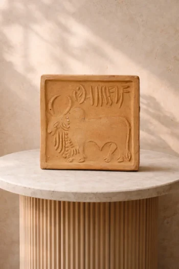 Terracotta Non Mythological Tiles 4″ x 4″ Design No. 1