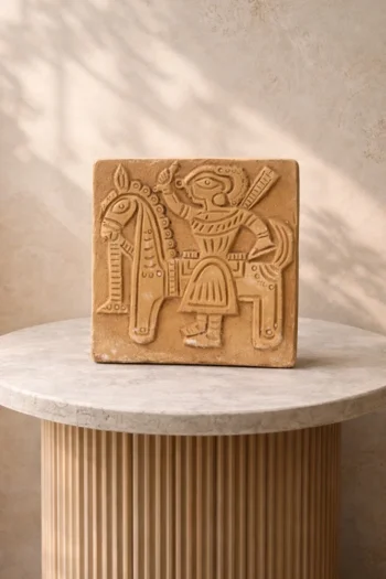 Terracotta Non Mythological Tiles 4″ x 4″ Design No. 4