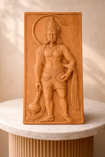 Bajrangbali Terracotta Wall Hang