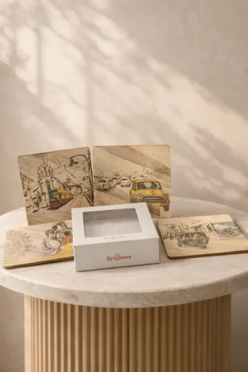 Eco-friendly Coaster Set (4 Pcs. in a Box)