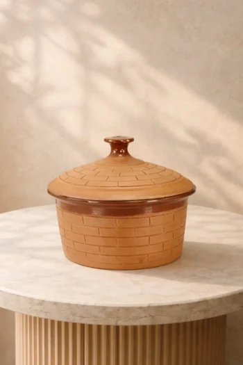 Terracotta Serving Bowl 8″
