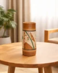 Clay Cylindrical Flower Vase